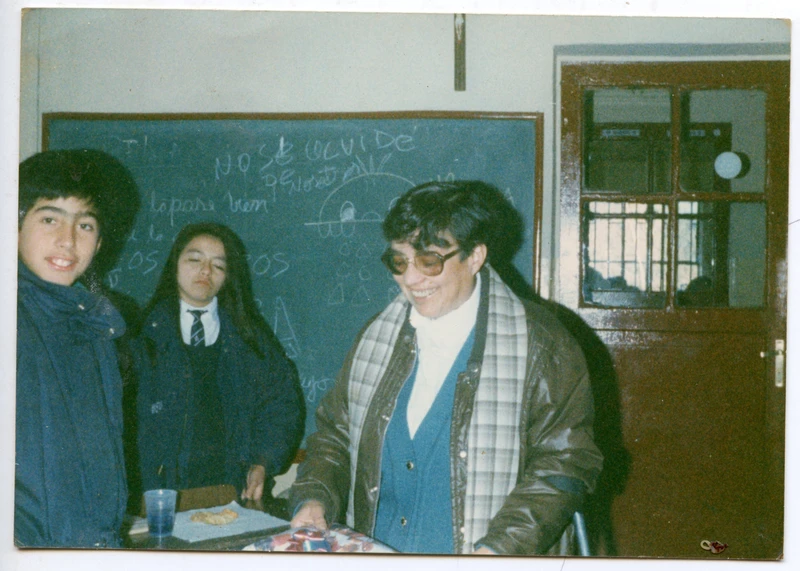 Profesora en sala de clases